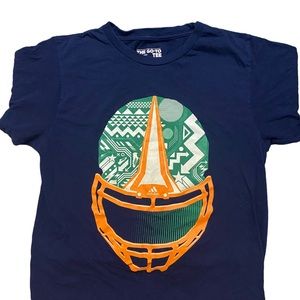 Medium Adidas Football Helmet Casual Tee
